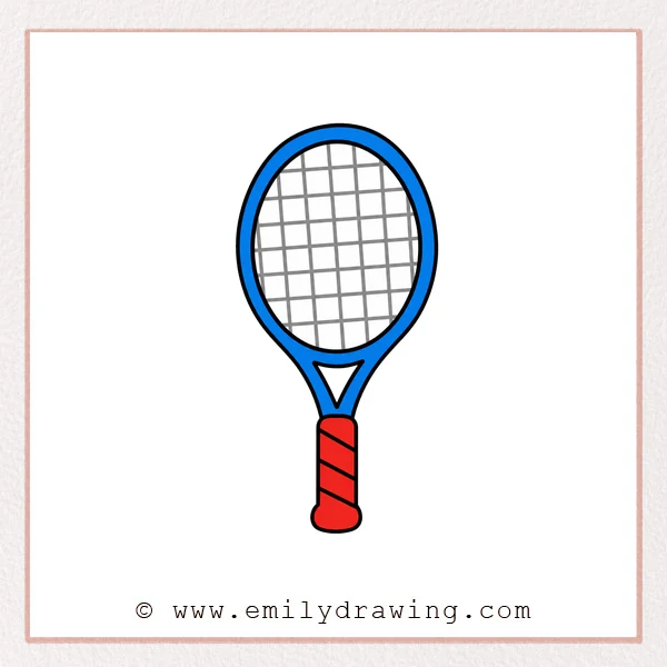Preview of Tennis Racket drawing